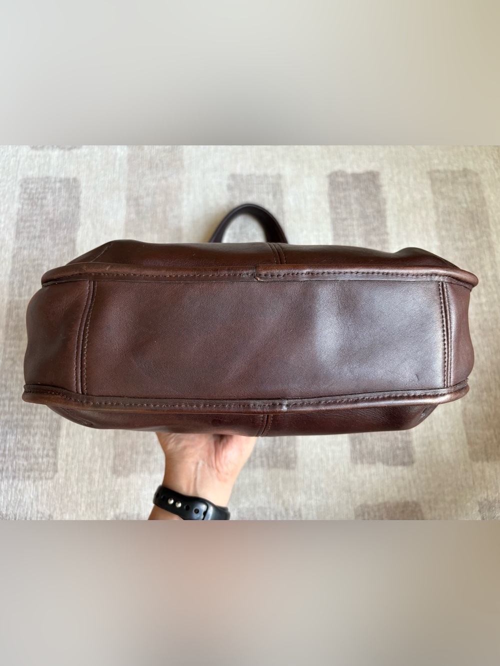 COACH Vintage Ergo Mahogany Brown Leather Hobo Shoulder Bag Handbag 9033 *READ* - Picture 6 of 9